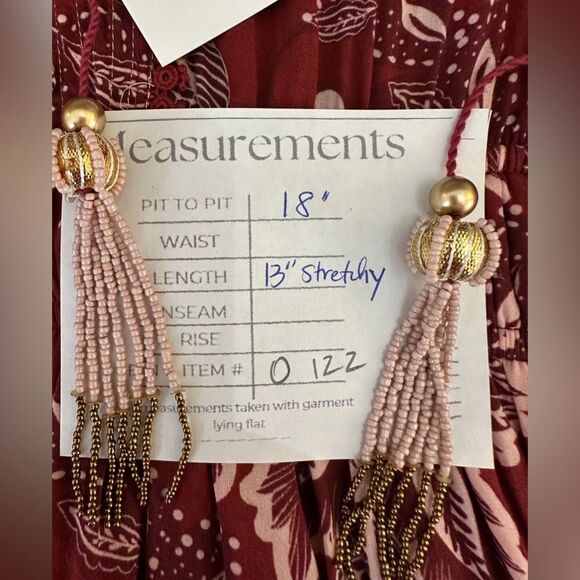 Sal Rosa Bali Maxi Dress Red Size S - Picture 11 of 12